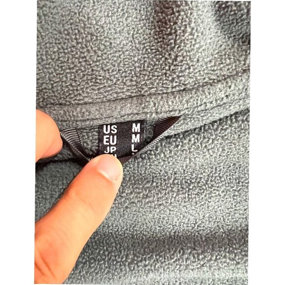 DEWBU Men's Polar Fleece Hoodie Jacket With Patches & Full Zip - Picture 4 of 10